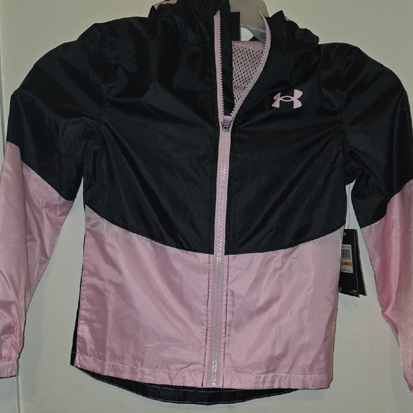 Under Armour Two-Tone Black and Pink Jacket - Picture 1 of 8